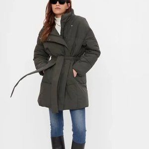 Duvet Wrap Puffer Coat